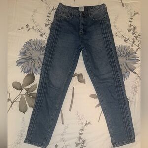 BDG URBAN OUTFITTERS mom jeans with stripes w27 l32